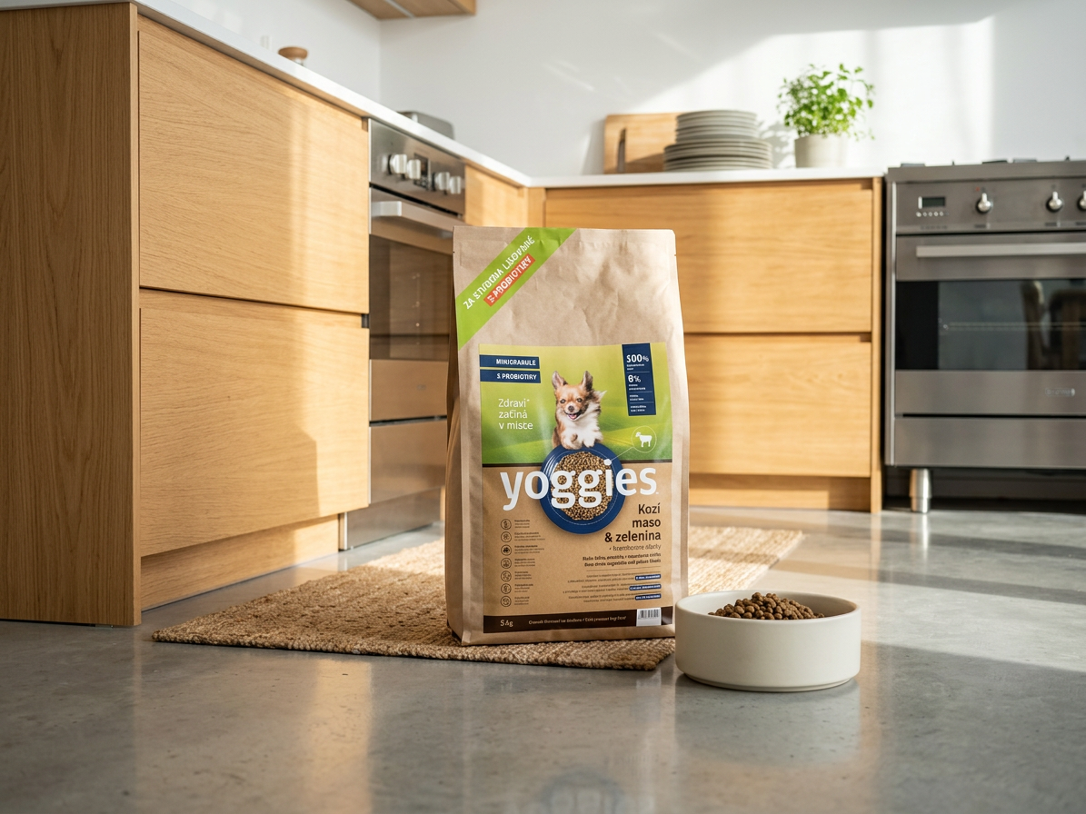 Yoggies MINIGRANULE hypoalergenní s kozím masem 5 kg