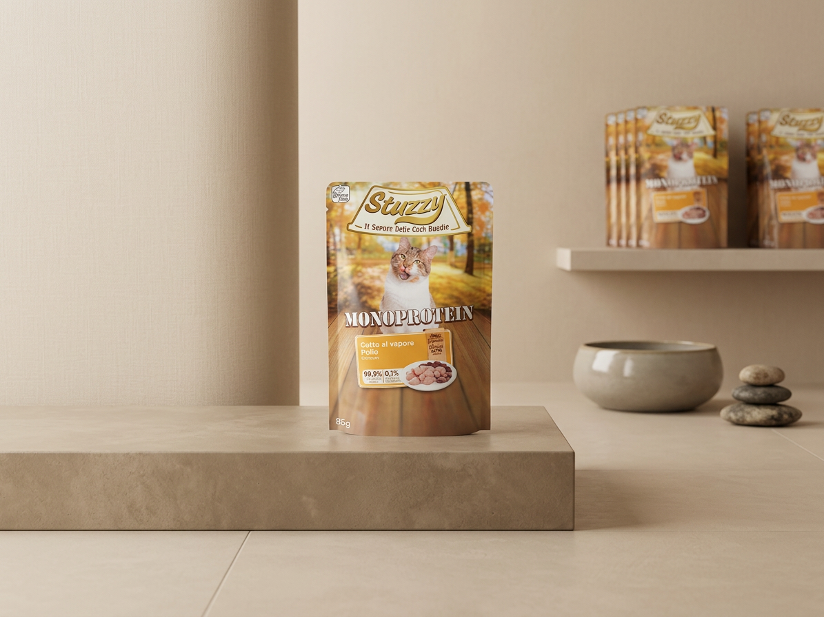 Kapsička pro kočky Stuzzy Cat Monoprotein Kuřecí paté, 85 g