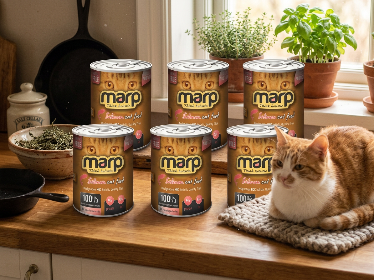Marp Salmon konzerva pro kočky s lososem 6x370g