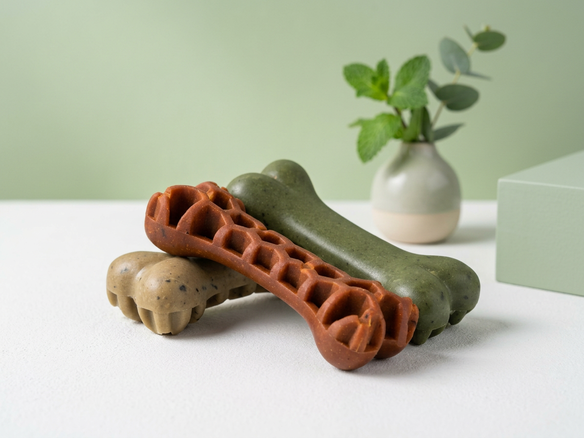 DentaFun Veggie Honey Comb Bone [40ks] , kostička s mořskou řasou 12 cm/58 g