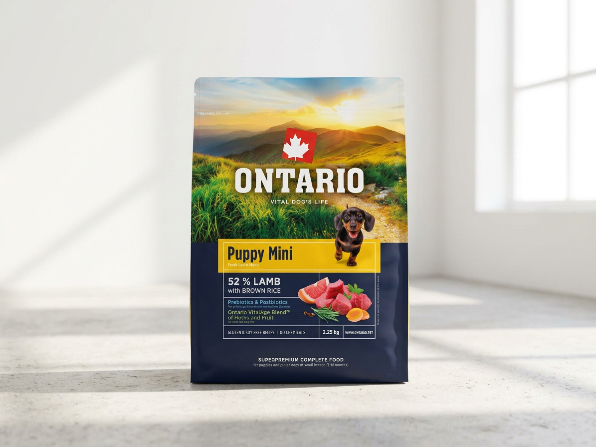 Ontario Puppy Mini Lamb & Brown Rice pro štěňata malých plemen 2,25 kg