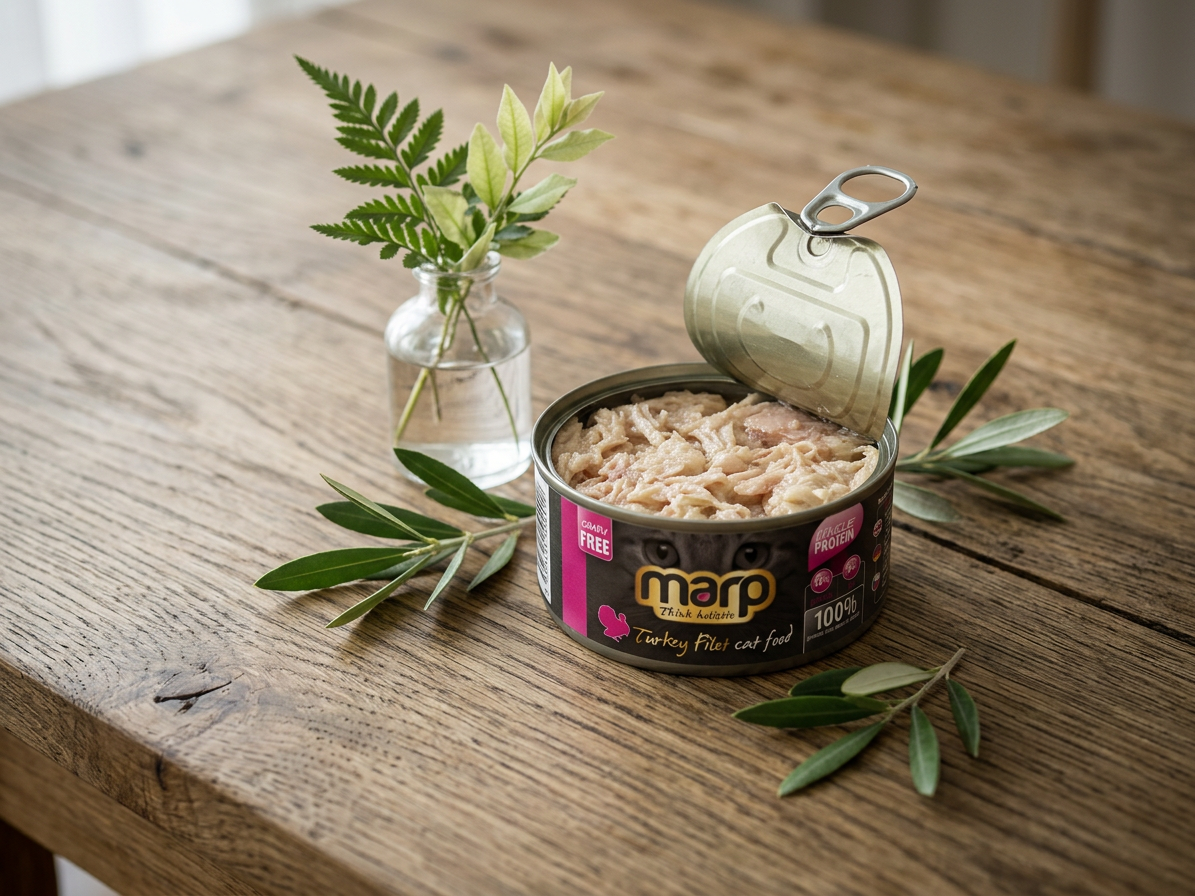 Marp Turkey Filet konzerva pro kočky s krůtími prsy 12x70g
