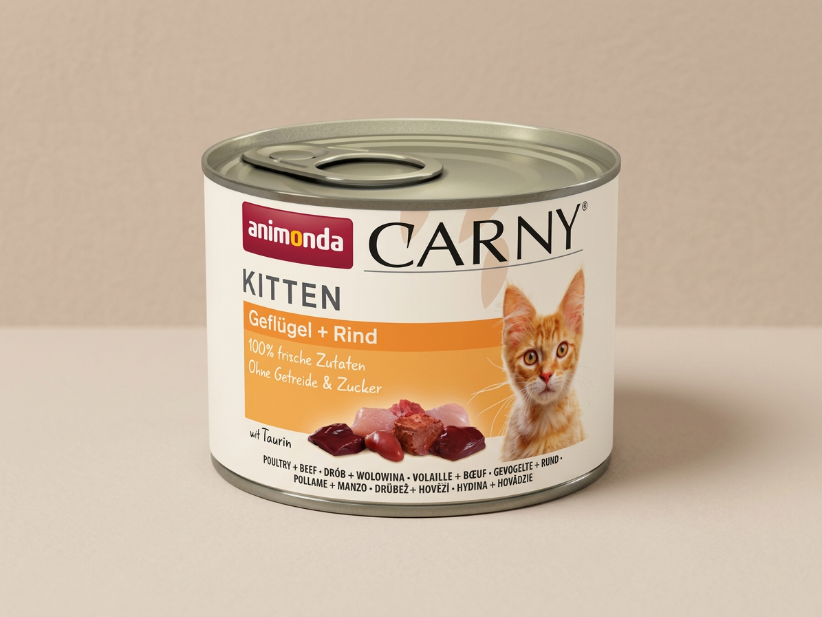 ANIMONDA konzerva CARNY Kitten - drůbeží + hovězí 200g