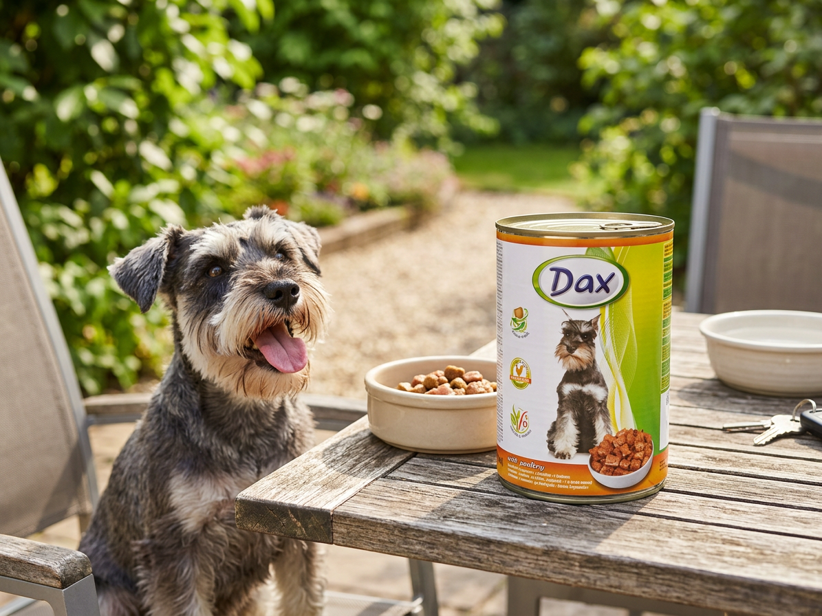 Dax Dog kousky drůbeží, konzerva 415 g