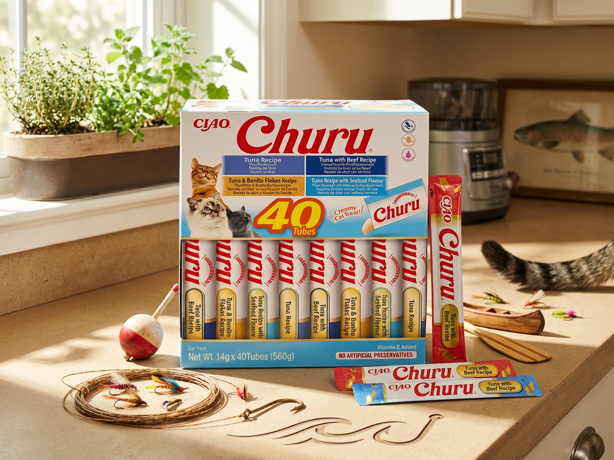 Churu cat masové pyré mix - tuňák 560g (BAL.)
