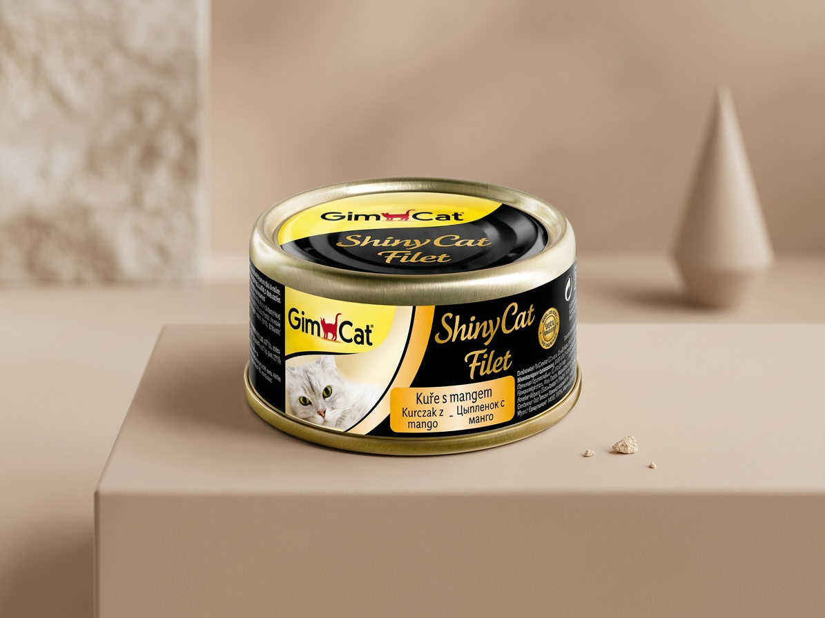 Konzerva ShinyCat filet kuře s mangem 70g