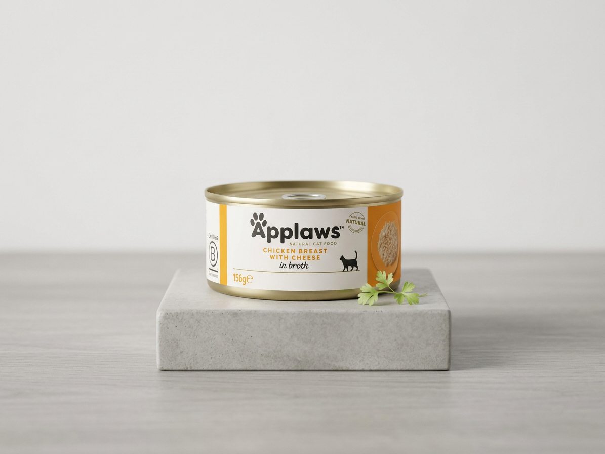 Applaws konzerva Cat Kuřecí prsa se sýrem 156g