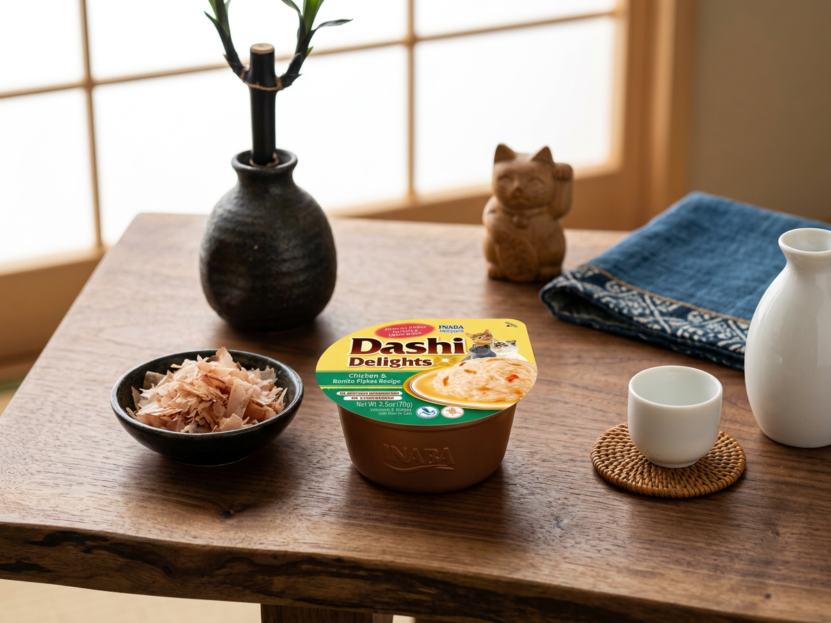 Inaba Dashi Delights kuře a tuňákové vločky 70 g