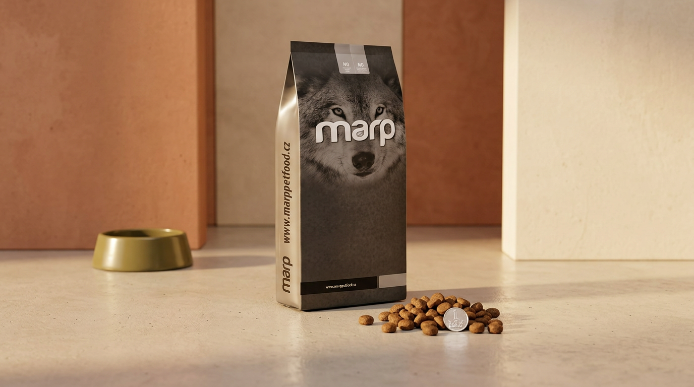Marp Natural Plus kachna – bezobilné granule pro psy 17 kg