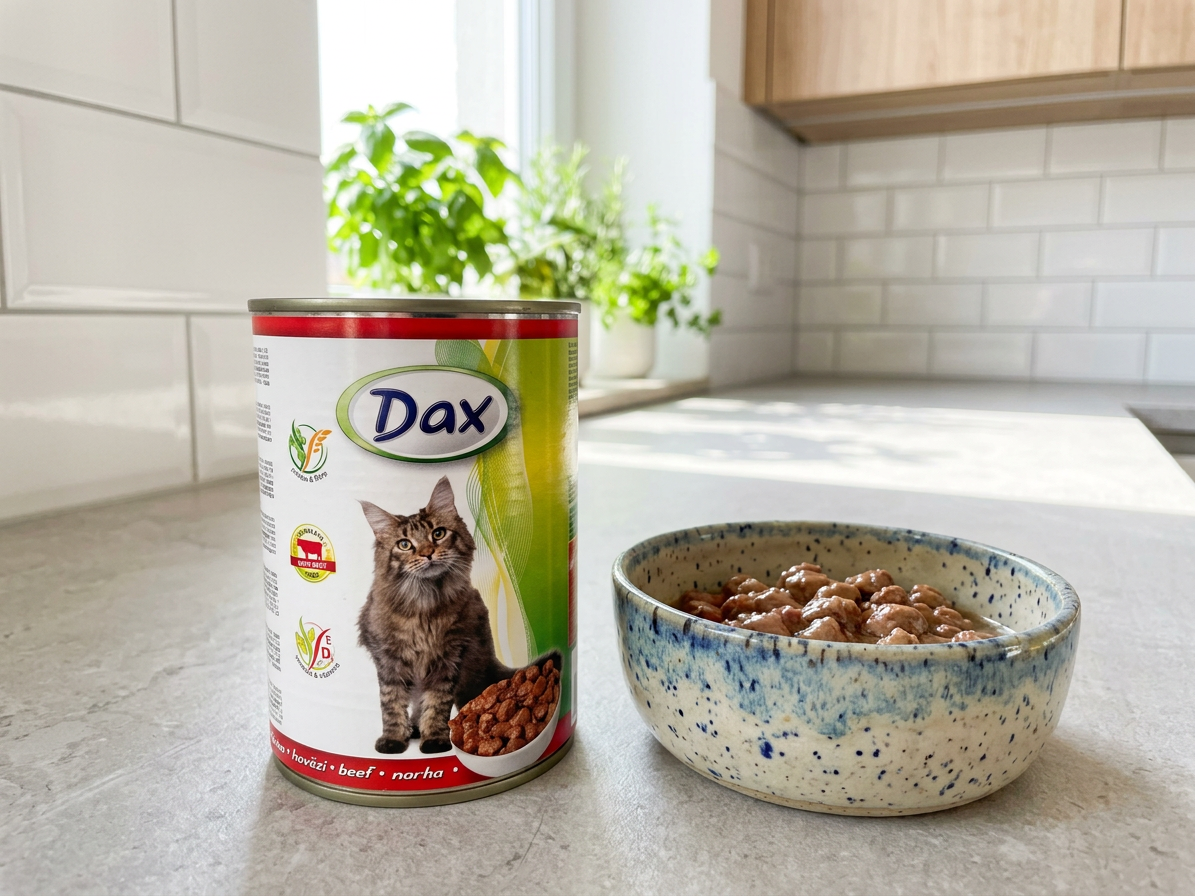 Dax Cat kousky hovězí, konzerva 415 g