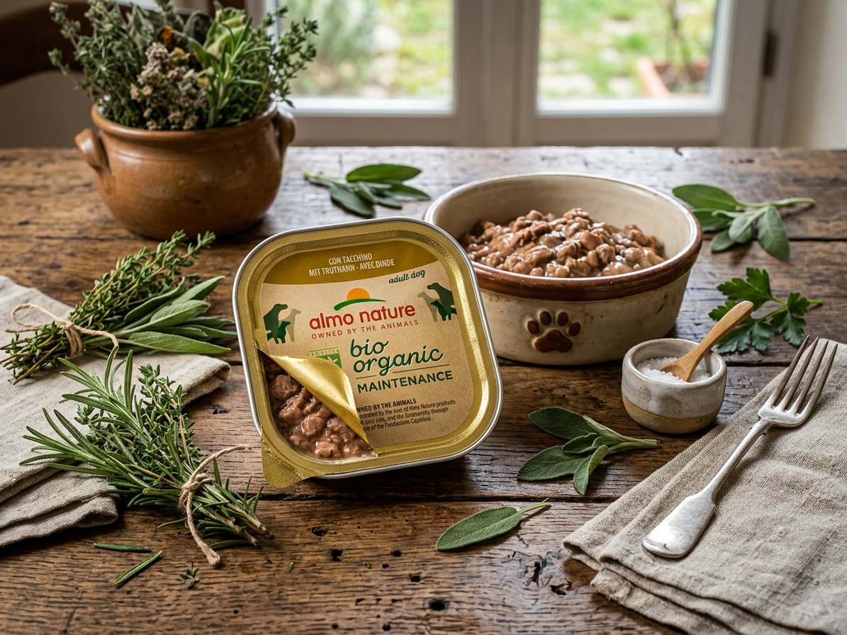 Almo Nature Bio Organic - vanička pro psy s krůtou 100g
