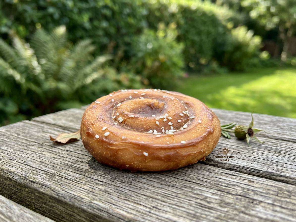 DentaFun Chewing Pie [50ks], žvýkací koláč z buvolí kůže, ø 9 cm/70 g, cena za 1ks