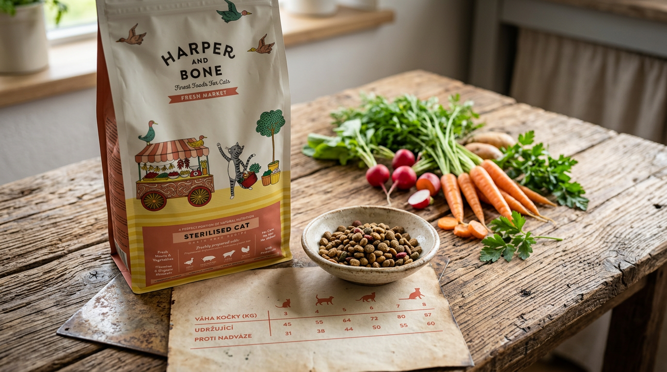 Vzorek Harper & Bone Cat Sterilised čerstvé z trhu 70 g