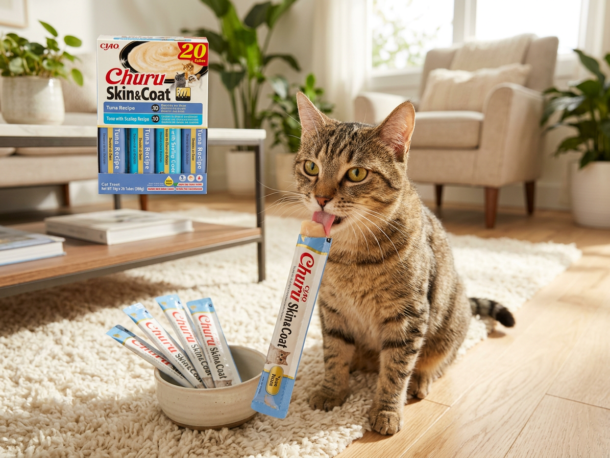 Churu Cat BOX Skin&Coat Tuna Variety 20x14g