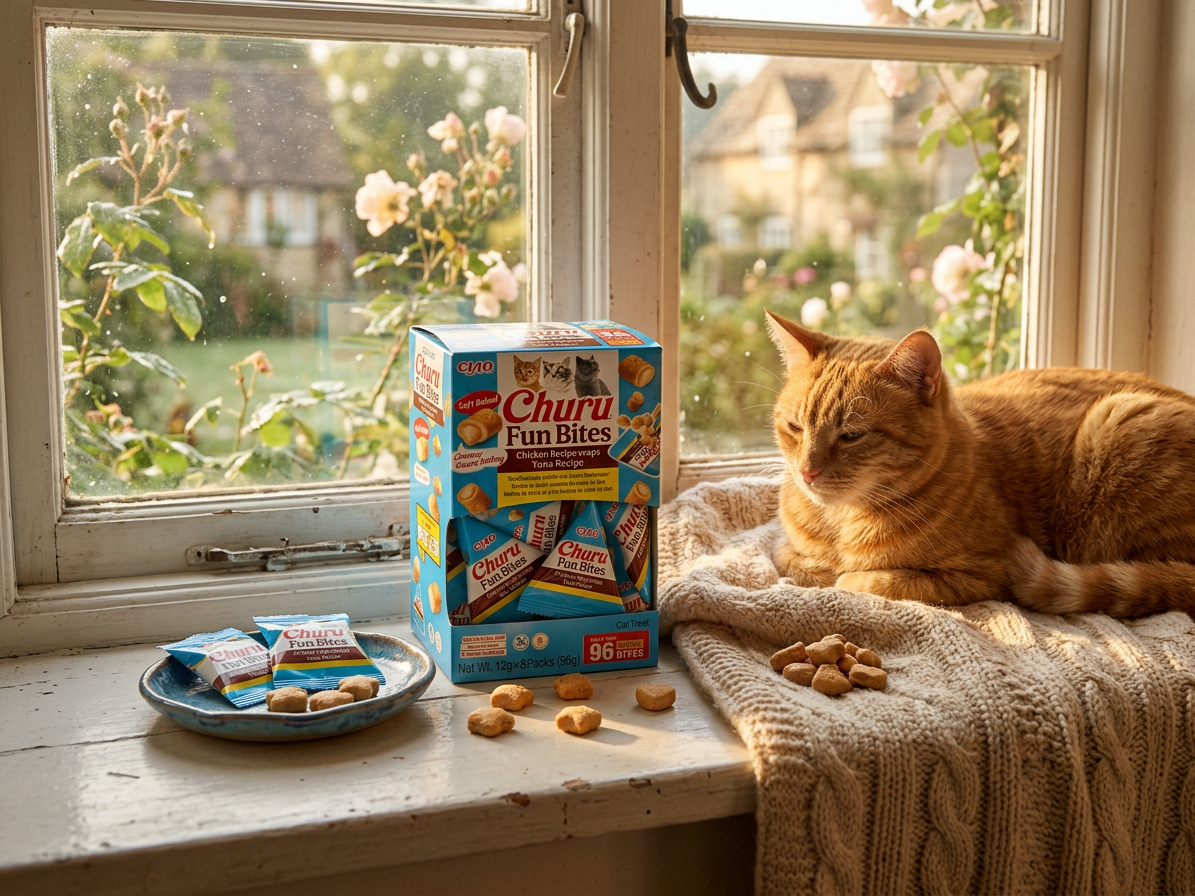 Churu Cat BOX Fun Bites Chicken wraps Tuna 8x12g