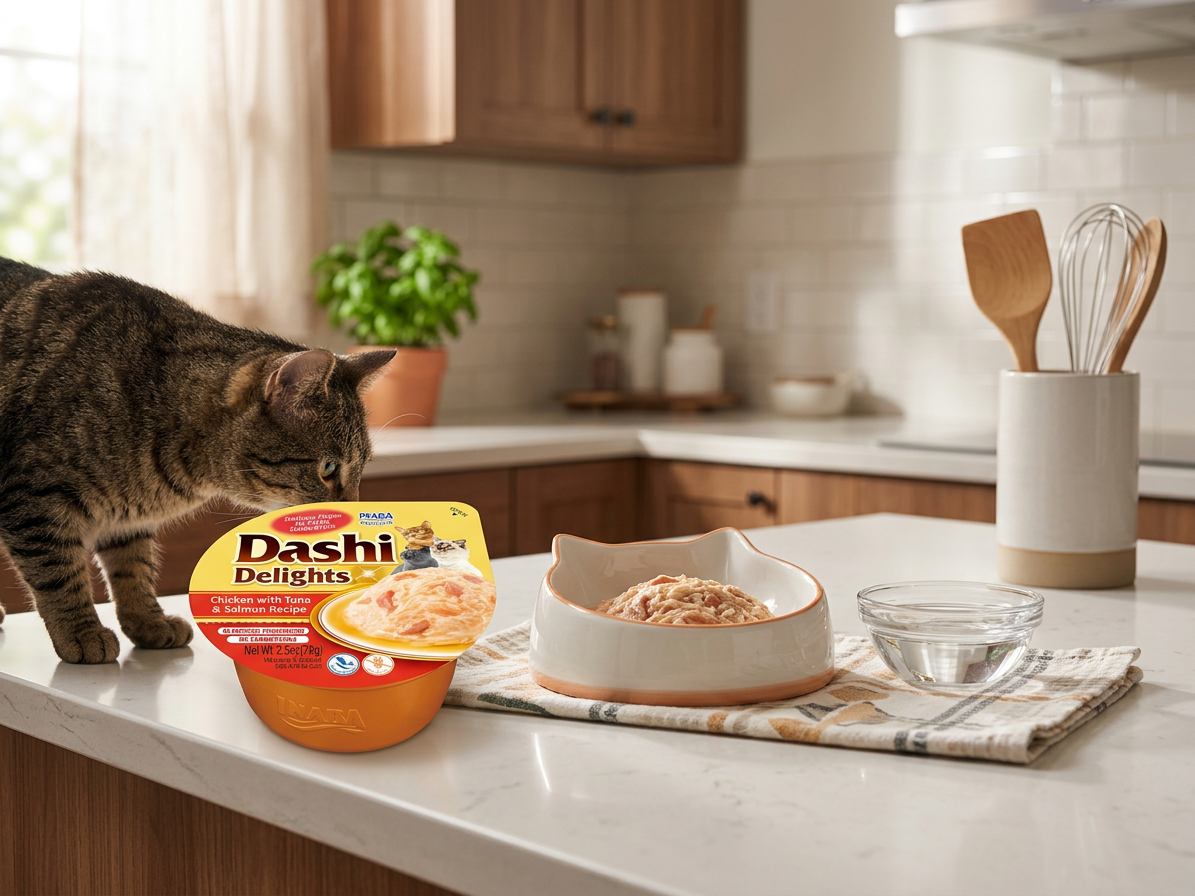 Inaba Dashi Delights kuře s tuňákem a lososem 70 g