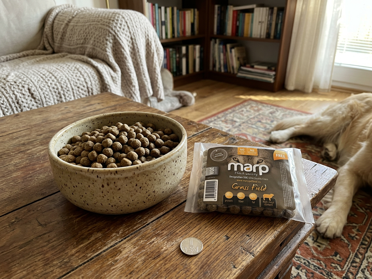 Marp Variety Grass Field jehněčí – vzorek granulí 70 g