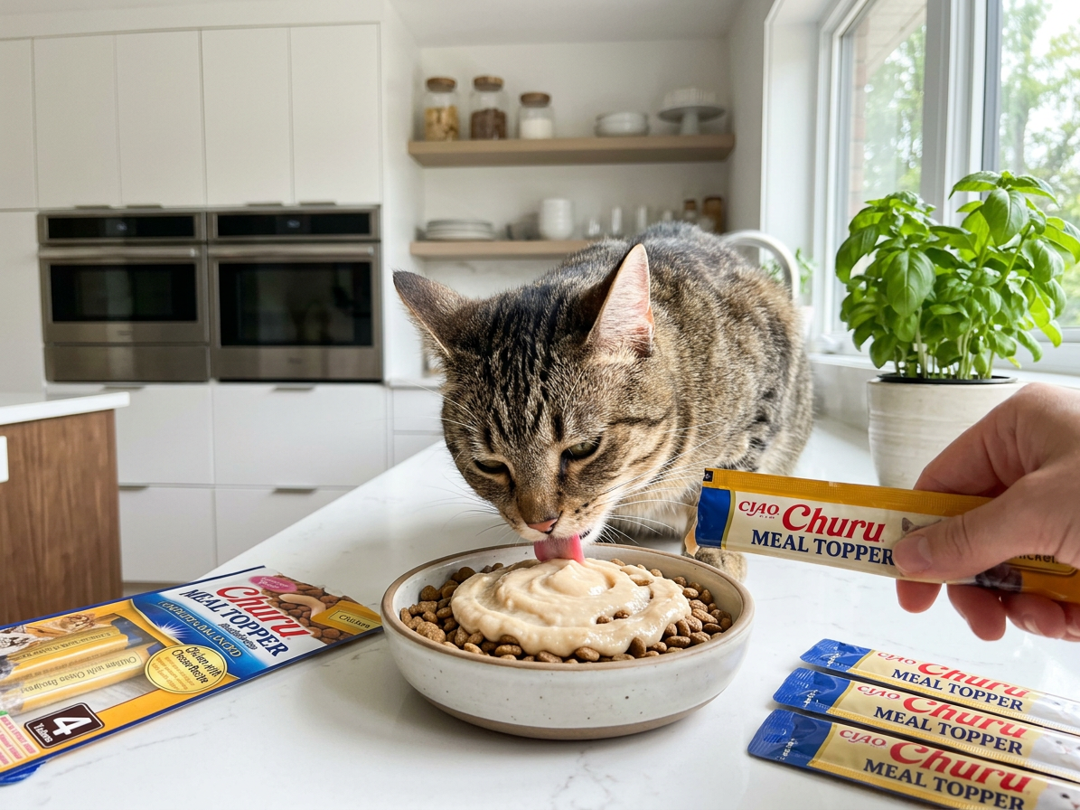 Churu Cat Meal Topper kuře se sýrem 4x14 g