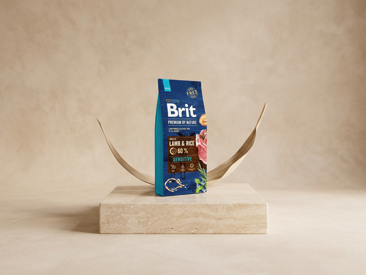 Brit Premium by Nature Sensitive Lamb – jehněčí krmivo pro psy 15 kg