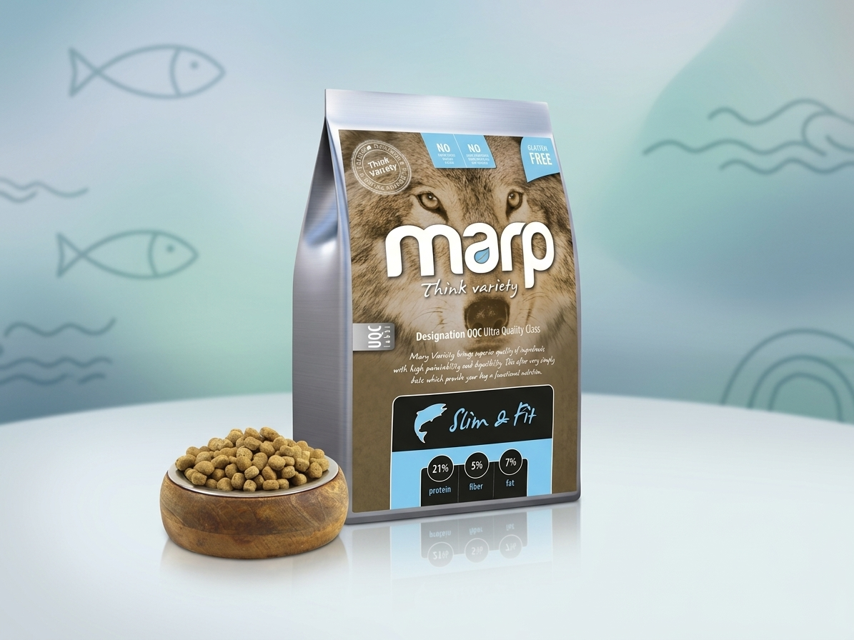 Marp Variety Slim and Fit s bílou rybou – granule 2 kg