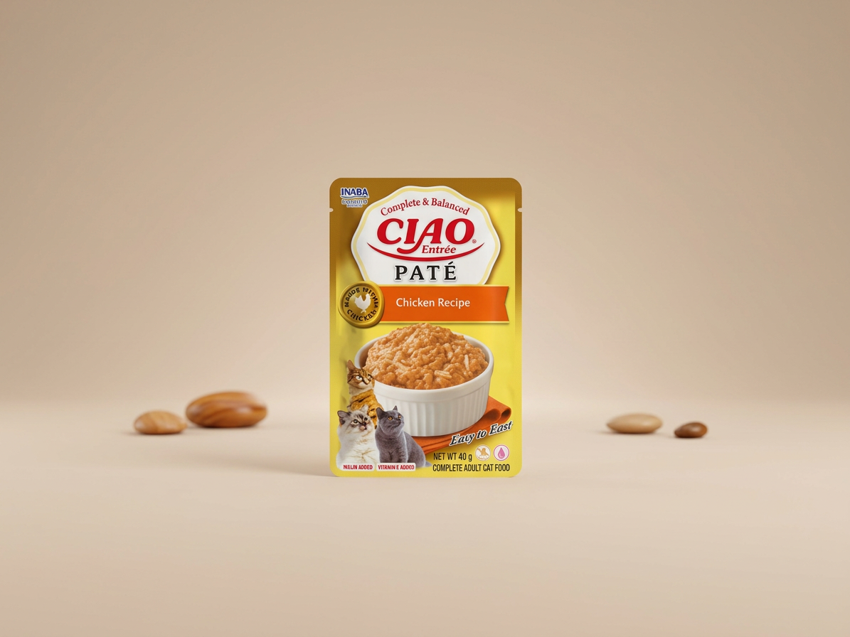 Kapsička pro kočky Churu Cat Entrée Paté Chicken Recipe, 40 g