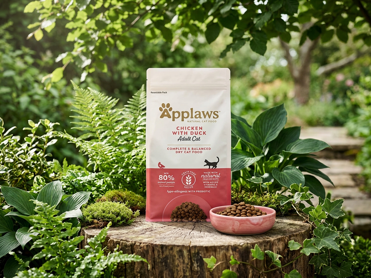 Applaws Cat Adult Kuře s kachnou – bezobilné granule 400 g