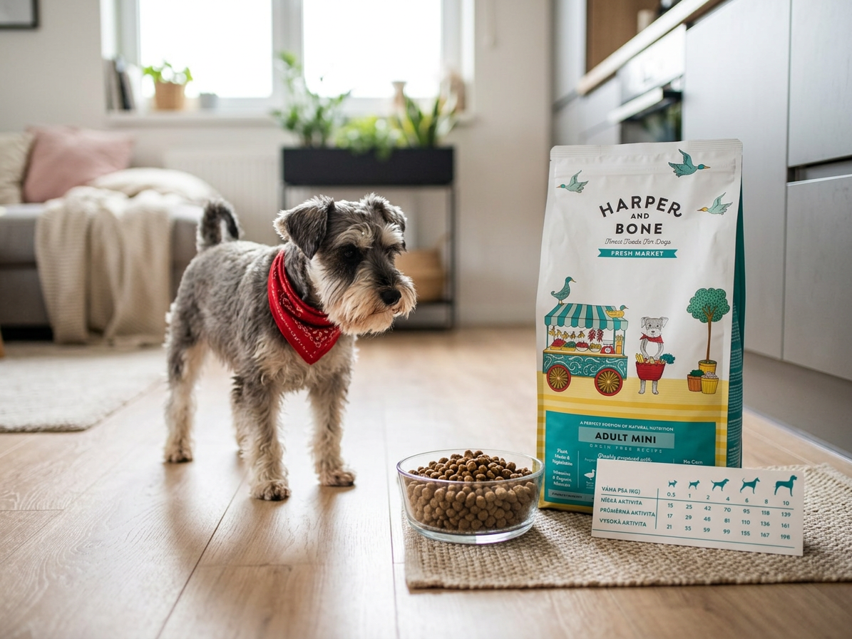 Harper and Bone Dog Adult Mini čerstvé z trhu – vzorek 100 g