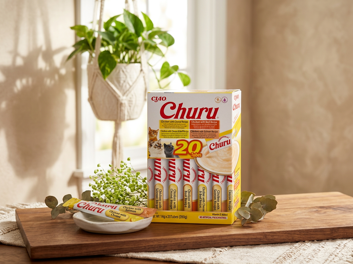 Inaba Churu cat snack kuře & hovězí multip 20x 14g