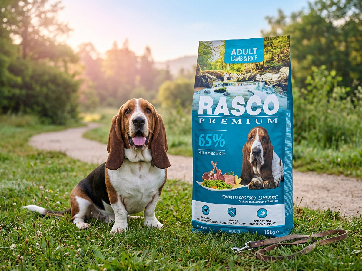Rasco Premium Adult jehněčí s rýží pro dospělé psy 15 kg