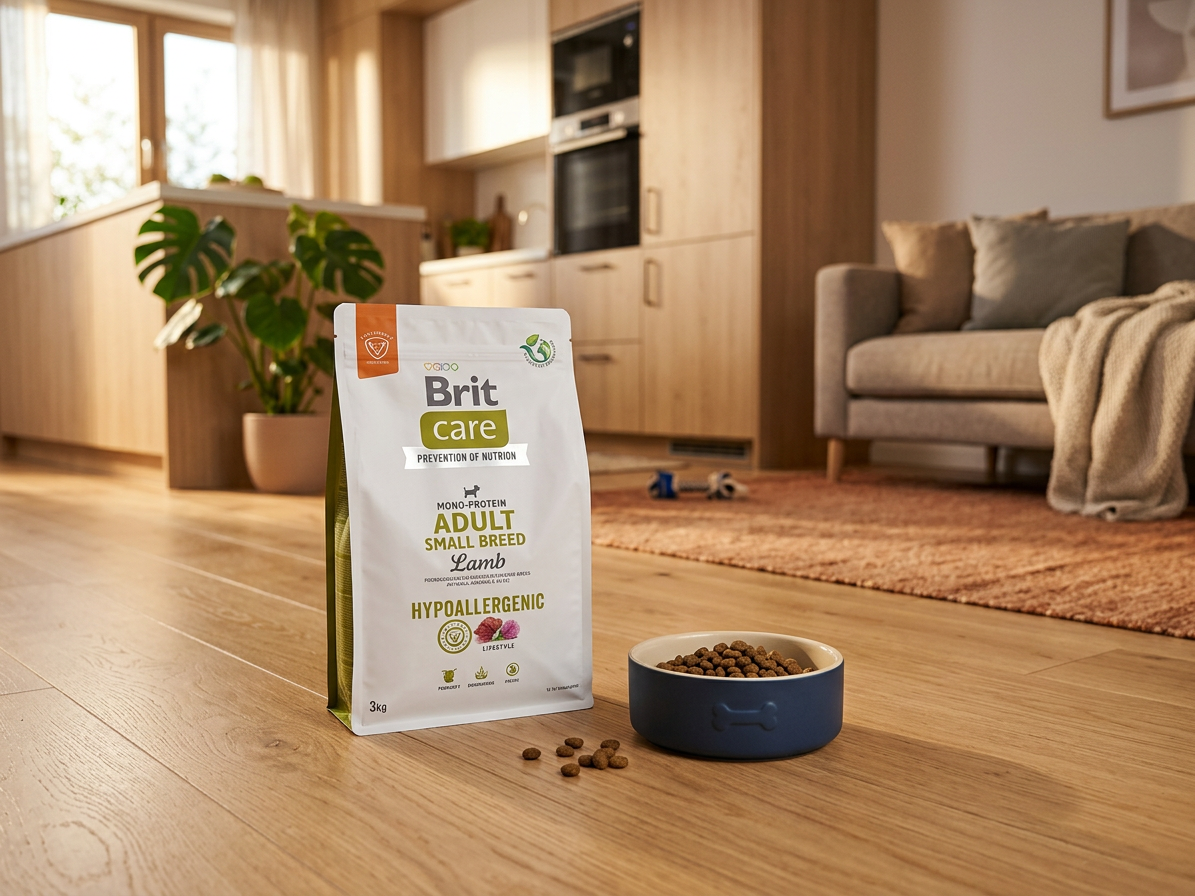 Brit Care Dog Hypoallergenic Adult Small Breed – jehněčí a rýže 3 kg