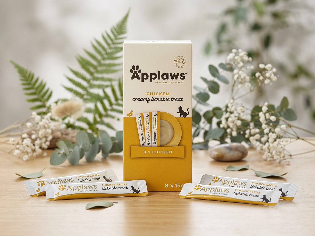 Applaws Cat Creamy Treat lízací pyré Kuře 8x15g