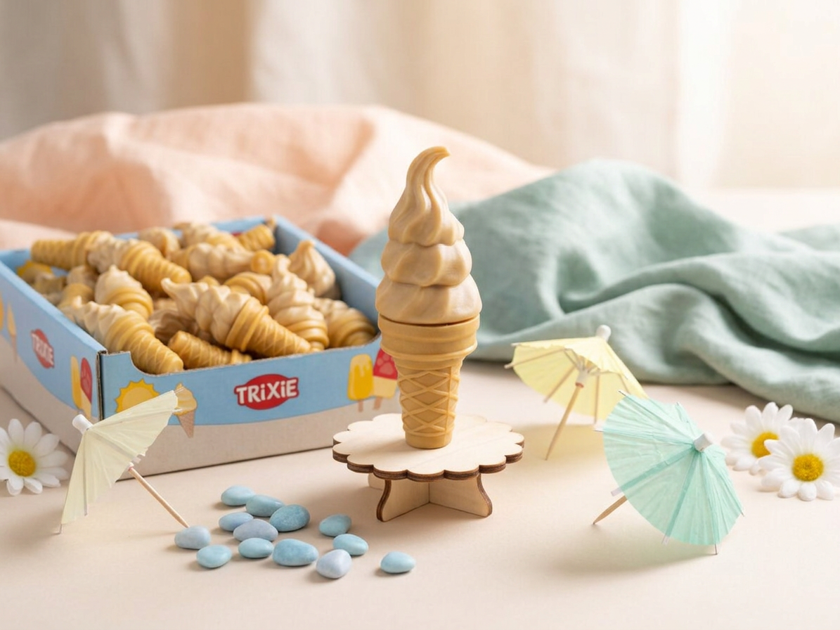 Soft Ice, zmrzlina s kuřecím [50], 50 g, krémová - LIMITOVANÁ NABÍDKA