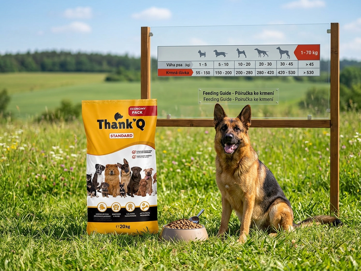 Thank´Q Standard Dog Adult Kuře – kompletní krmivo pro psy 20 kg