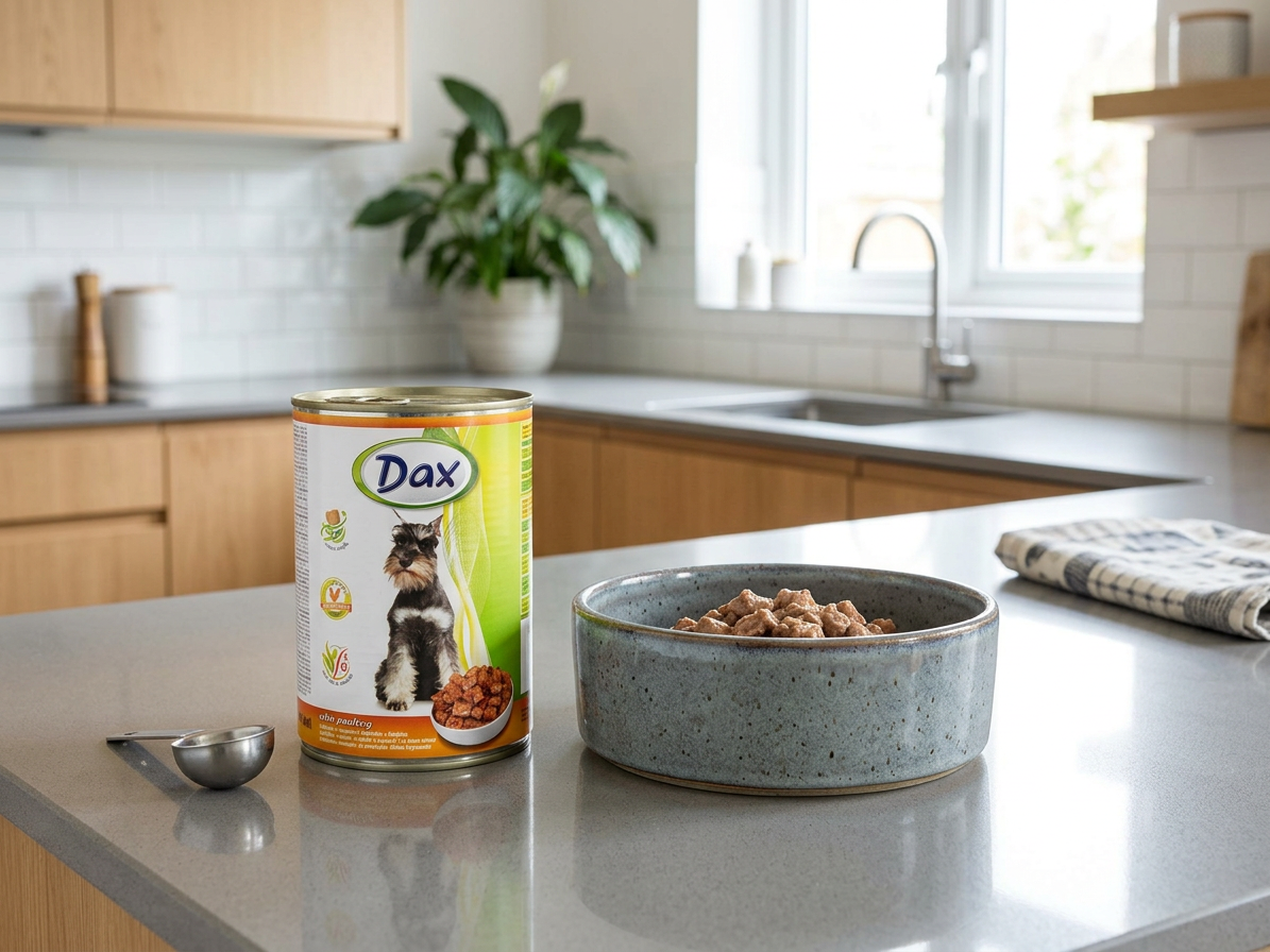 Dax Dog kousky drůbeží, konzerva 415 g