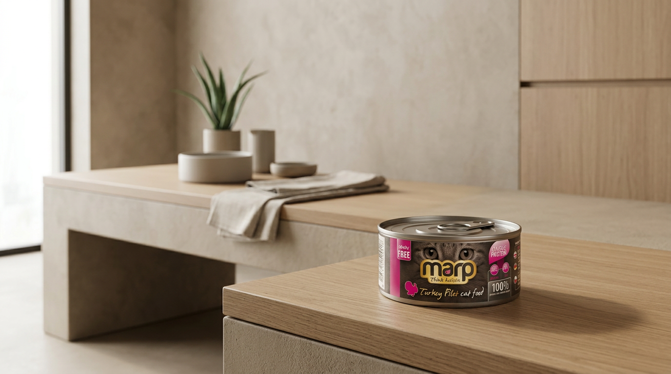 Marp Turkey Filet konzerva pro kočky s krůtími prsy 12x70g