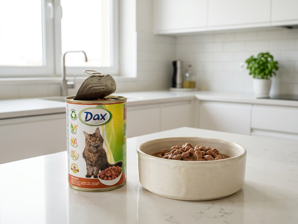 Dax Cat kousky játra, konzerva 415 g