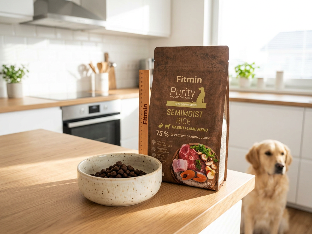 Fitmin Purity Rice Semimoist Rabbit poloměkké krmivo 4 kg