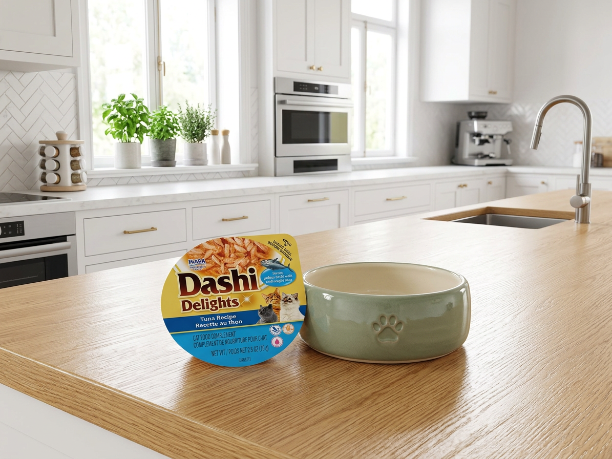 Doplňkové krmivo pro kočky Inaba Dashi Delights tuňák, 70 g