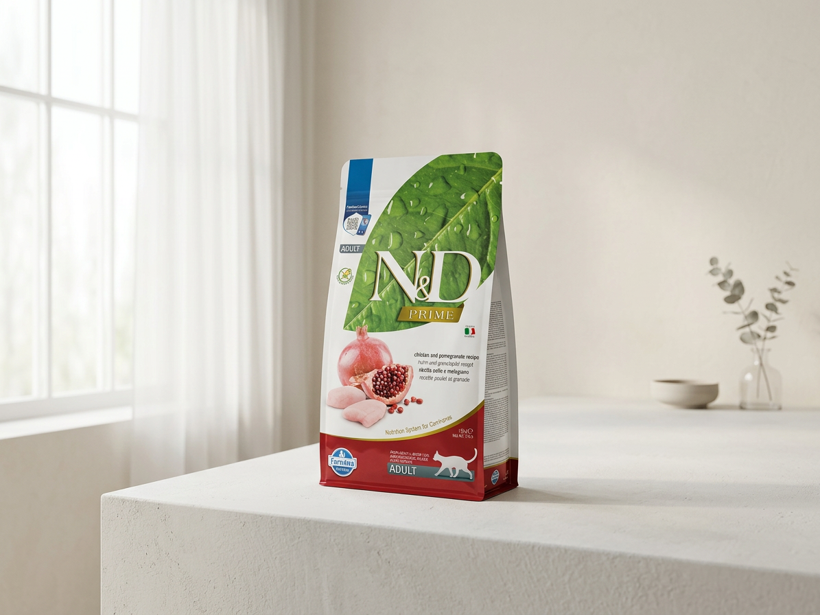 N&D Cat Prime Adult Chicken & Pomegranate bez obilovin 1,5 kg