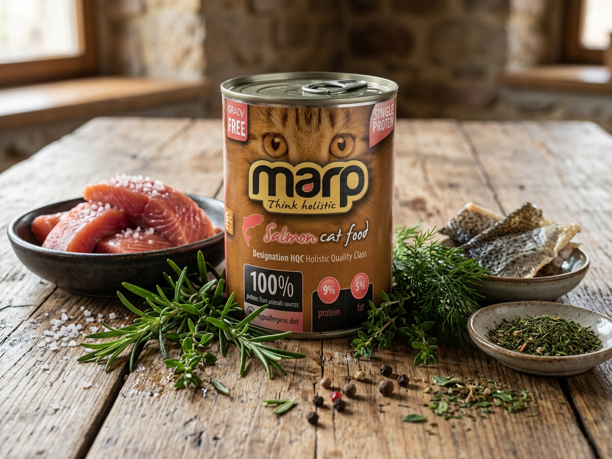 Marp Salmon konzerva pro kočky s lososem 370g