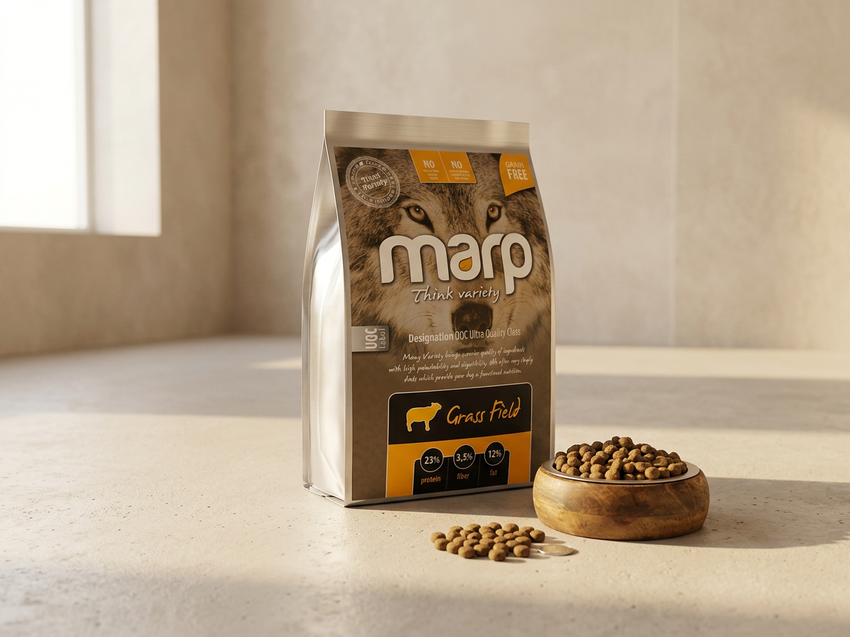 Marp Variety Grass Field jehněčí – bez lepku, 12 kg