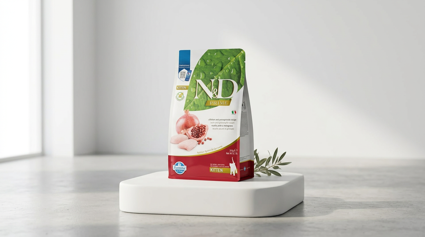 N&D Kitten Prime Chicken & Pomegranate – krmivo pro koťata 0,3 kg