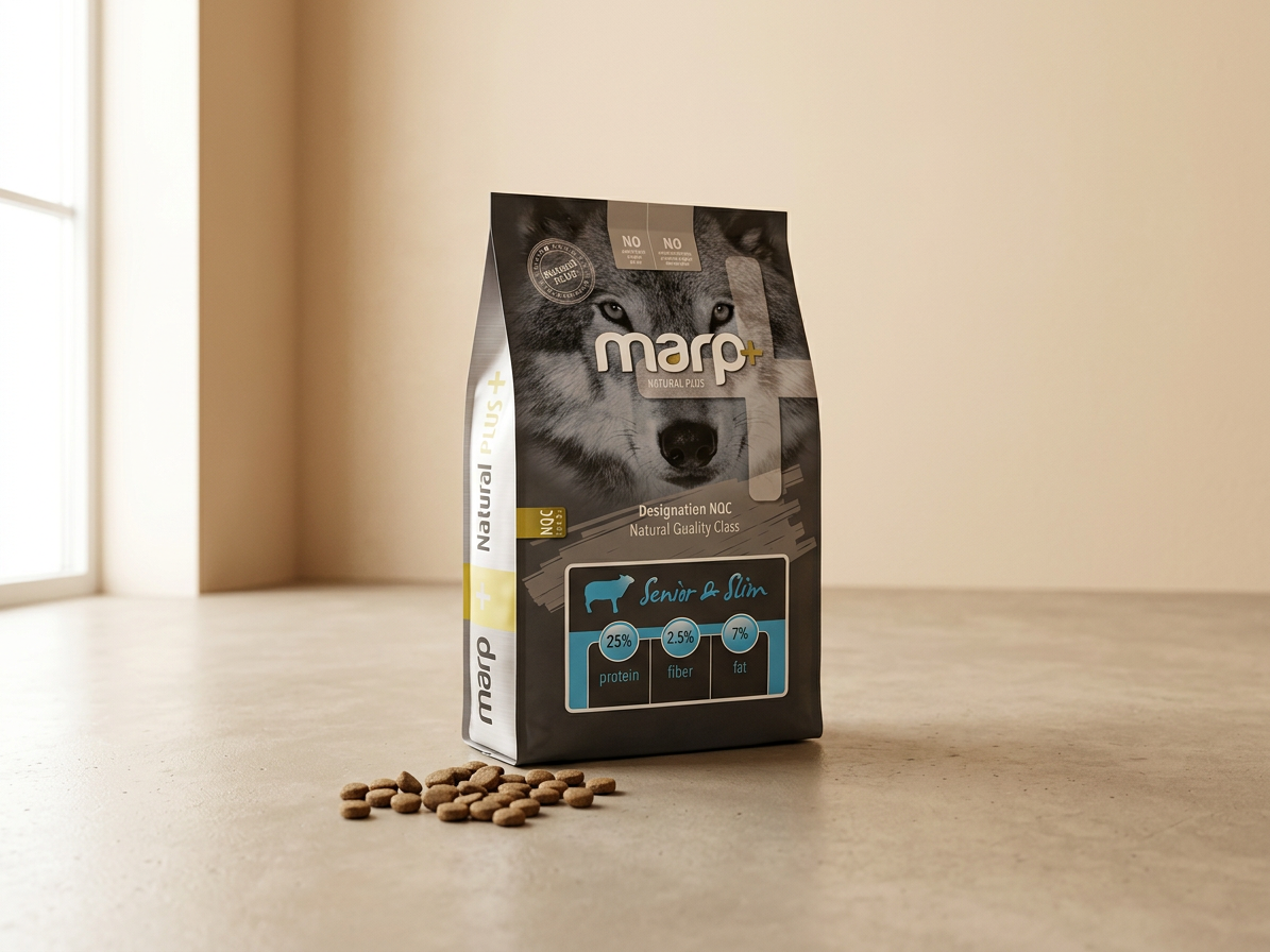 Marp Natural Plus Senior and Slim – jehněčí granule pro psy 2 kg