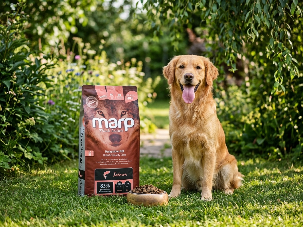 Marp Holistic Salmon 12 kg – lososové granule bez obilovin