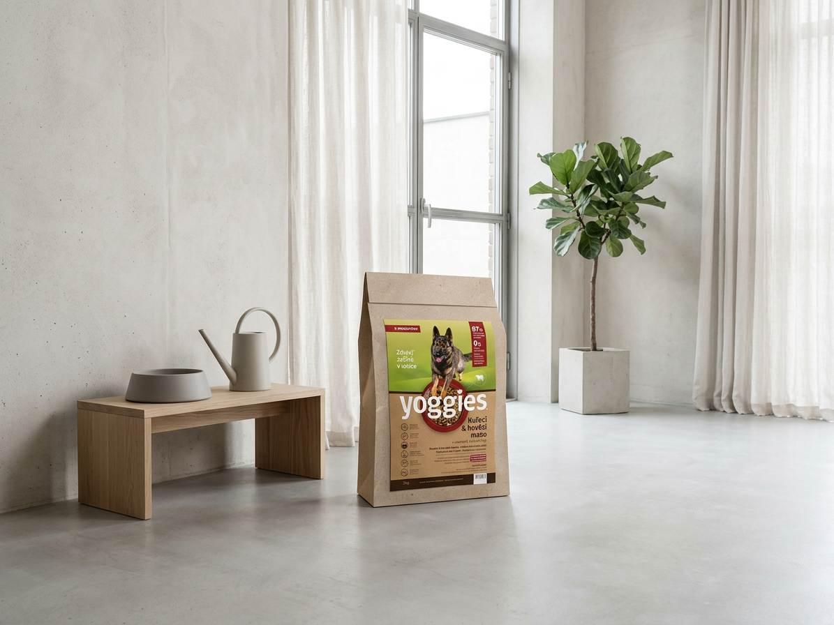 Yoggies granule pro psy kuřecí a hovězí, lisované za studena 2 kg