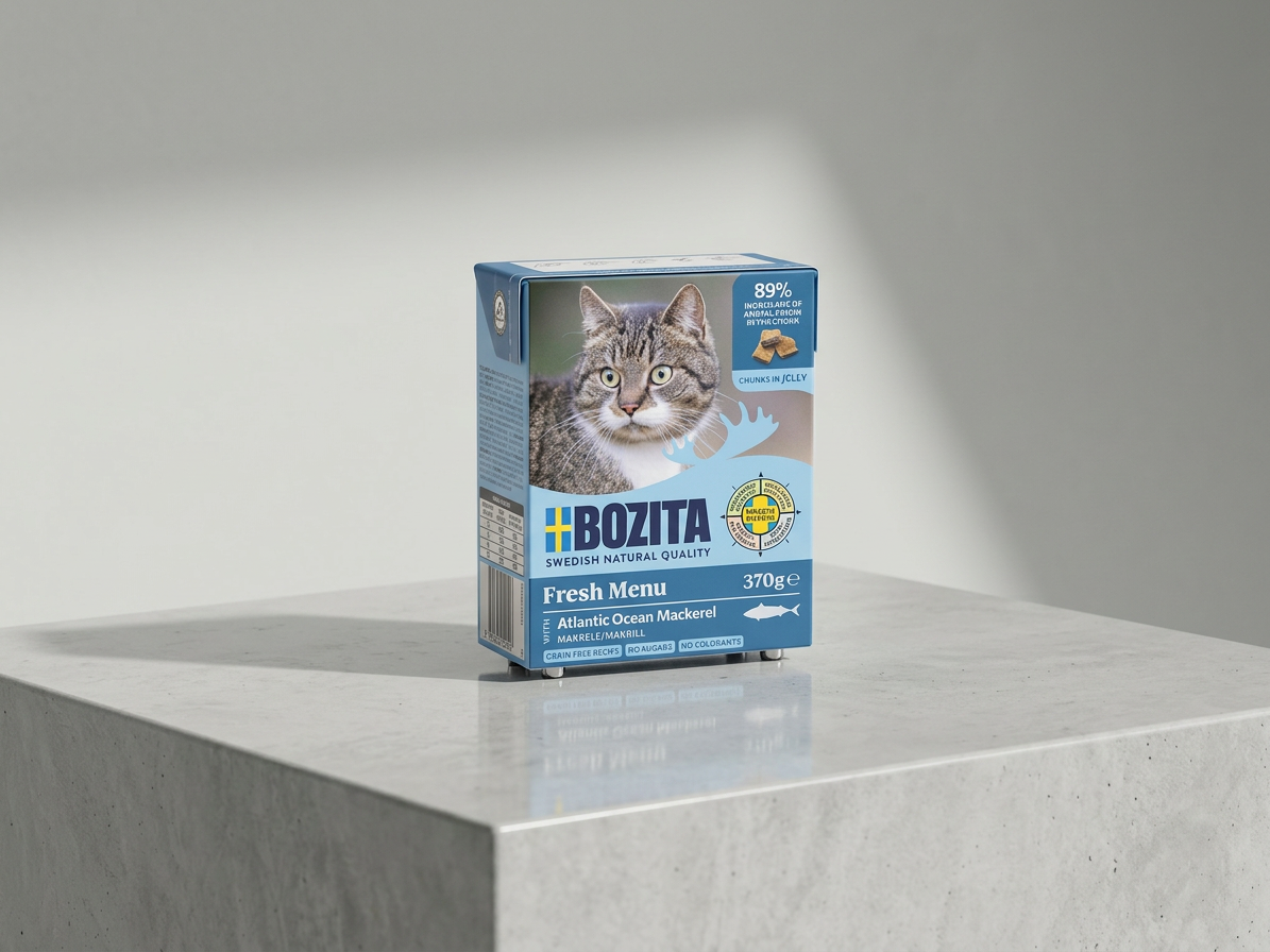 Bozita Cat kousky v želé s makrelou, tetrapak 370 g