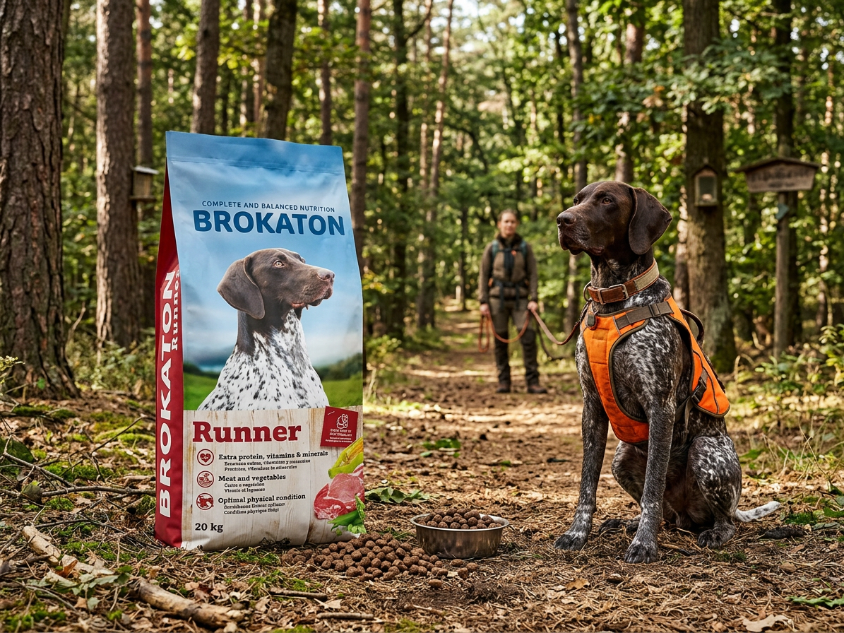 BROKATON Runner – kompletní krmivo pro aktivní psy 20 kg