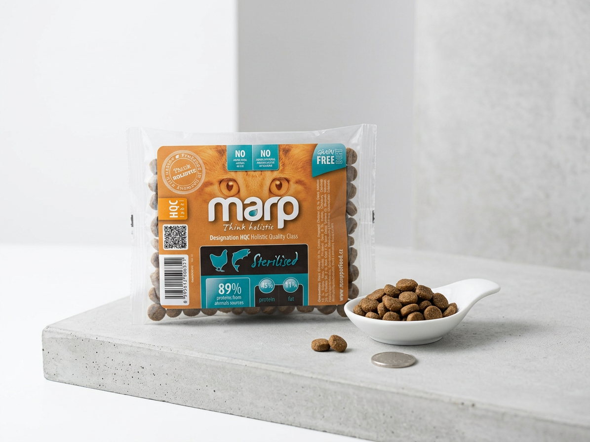 Marp Holistic Sterilised CAT pro kastrované a starší kočky 70 g