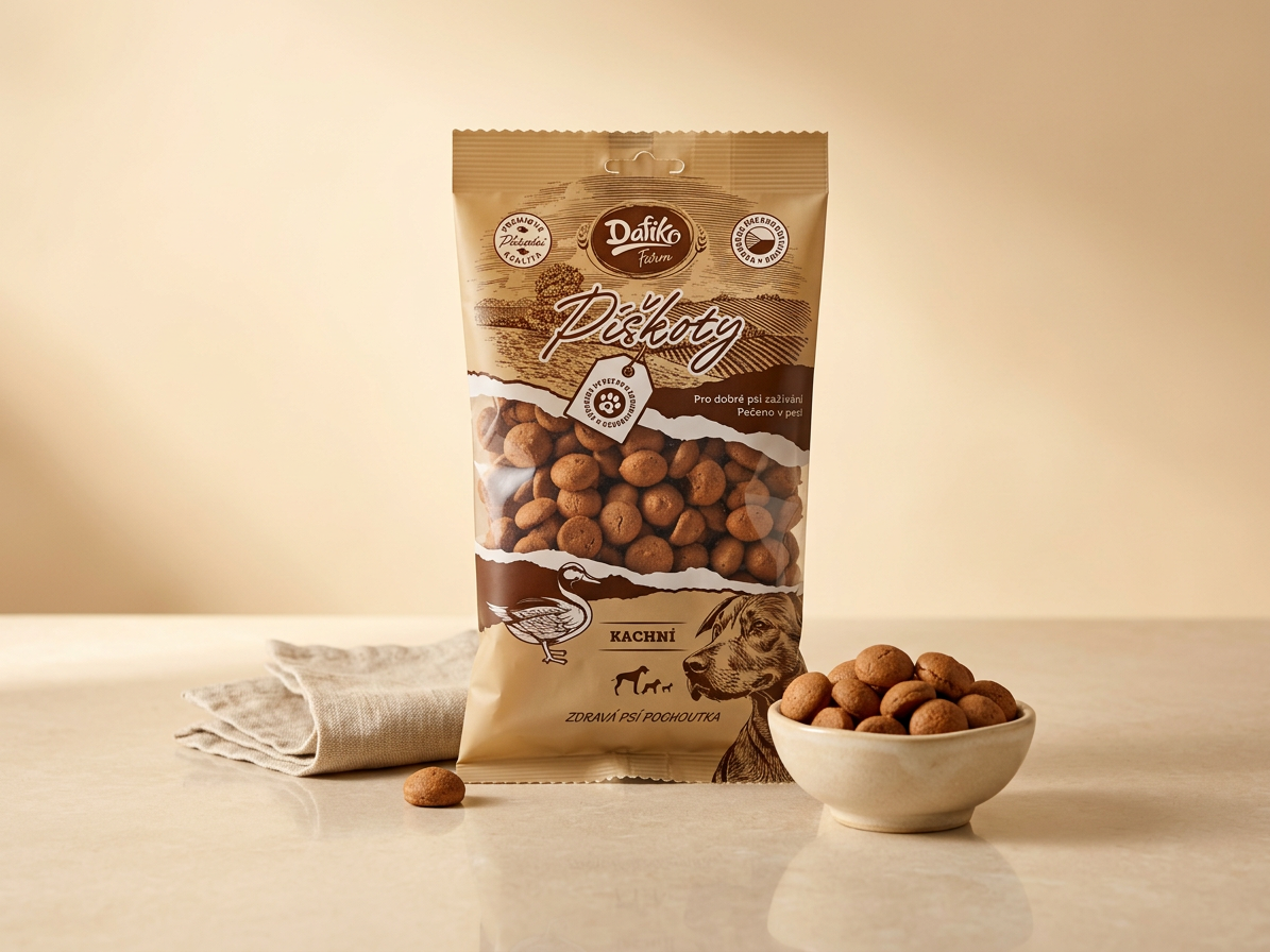 Piškoty s kachním masem Dafiko Farm,150g
