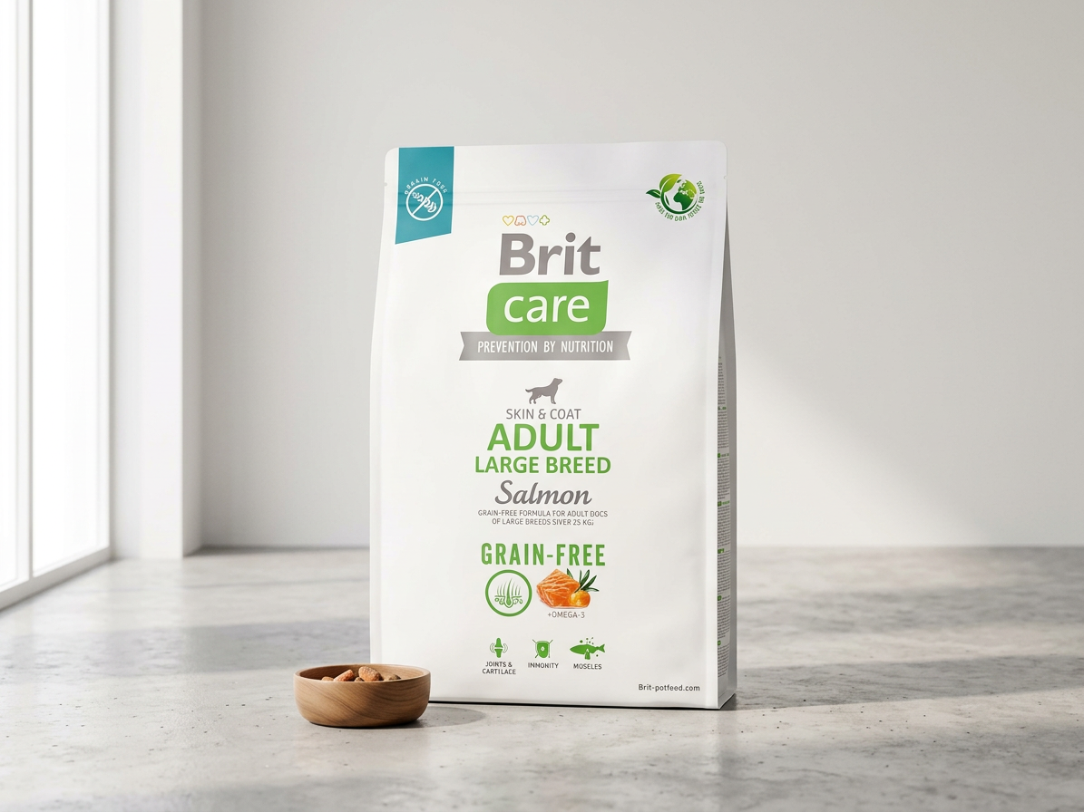Brit Care Dog Grain-free Adult Large Breed losos a brambory 3 kg